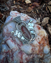 Load image into Gallery viewer, Ornate Rutile Quartz and Filigree Pendant