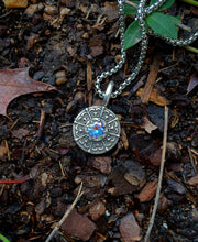 Load image into Gallery viewer, Filigree Medallion with Opalescent Quartz