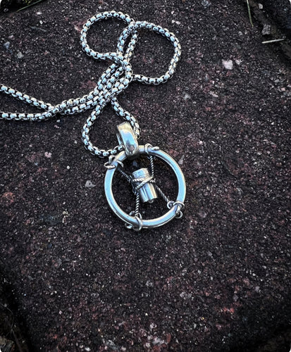 V’s Cyberpunk Bullet Necklace