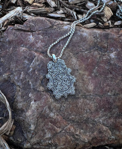 Carian Crest Silver Pendant