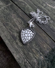 Load image into Gallery viewer, Golem Shield Silver Pendant