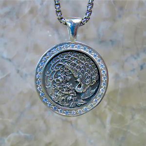 Peacock Medallion Pendant