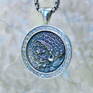 Peacock Medallion Pendant