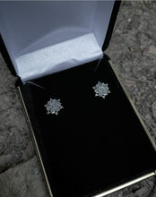 Load image into Gallery viewer, Sterling Silver Mandala Earrings
