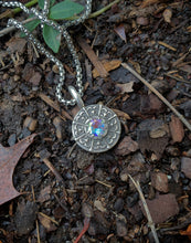 Load image into Gallery viewer, Filigree Medallion with Opalescent Quartz