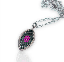 Load image into Gallery viewer, Ice Shield Pendant (Ruby and Spinel)