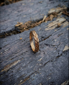 Wheat Leaf 14k Gold Ring