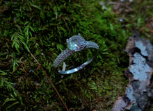 Load image into Gallery viewer, White Sapphire Pavè Ring